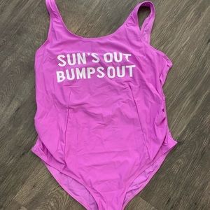 Suns out Bumps out swimsuit